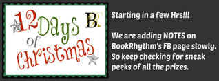 Picture of BookRhythm's 12 days of Christmas event on facebook